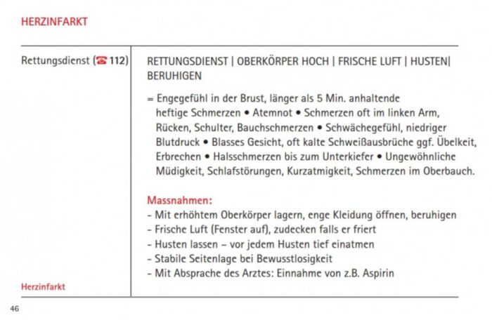 Erste Hilfe und Omas Heilmittel der NotfallAllgäuer vom MX-Verlag Vorschau Herzinfarkt