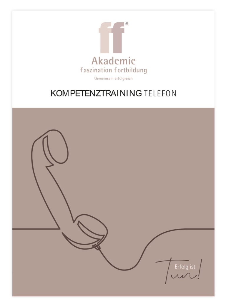 Seminarbroschüre Kompetenztraining Telefon von MX Verlag 11-23