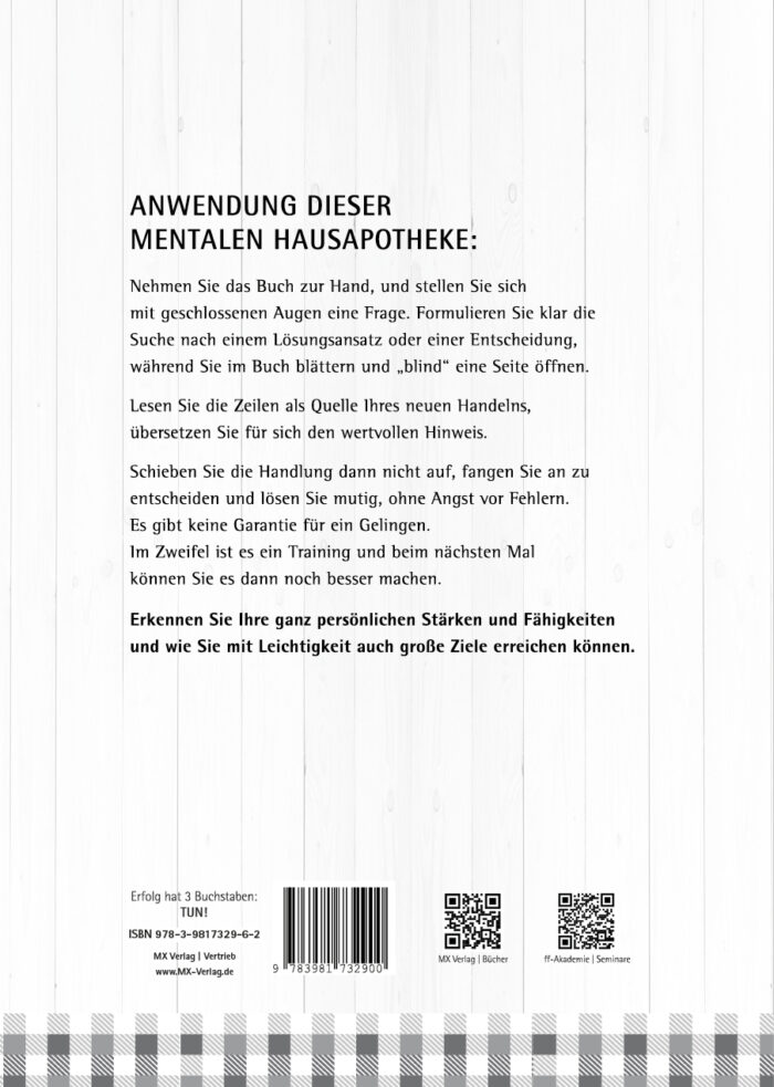 Erfolg ABC Buch MX-Verlag Cover Inhalt Rückseite